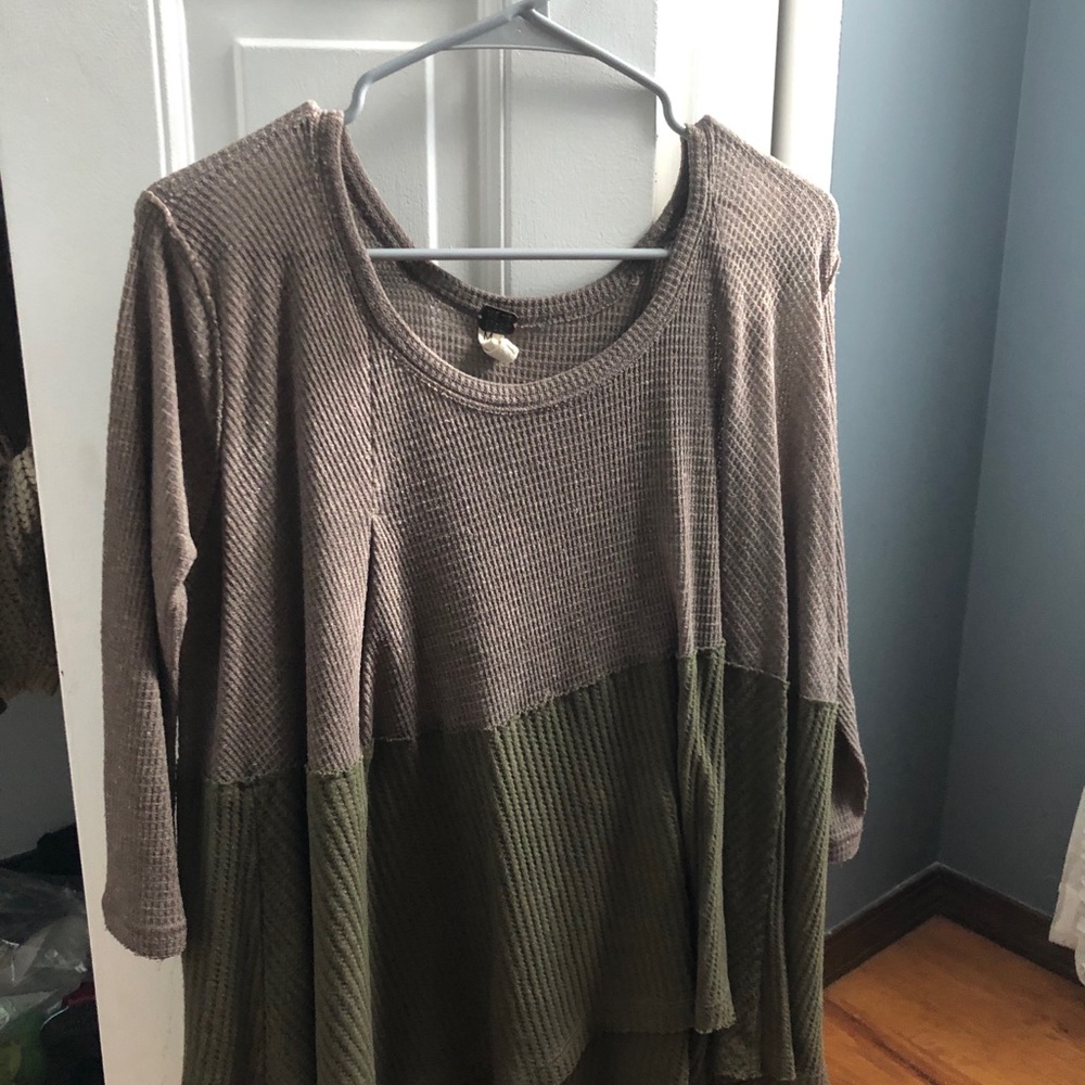 free people oversized long sleeve
